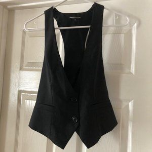 Vintage Express Pinstripe Button Up Vest Size 4